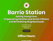 Tablet Screenshot of barriostation.org